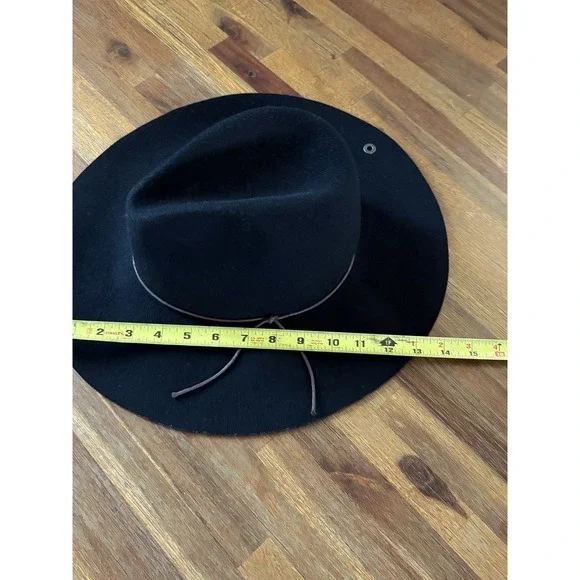 Peter Grimm Women's Hat True Character Black 100% Wool Boho Cap - Picture 9 of 16